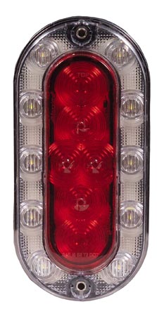 Hybrid Series LED Oval Stop/Tail/Rear Turn and Backup Light